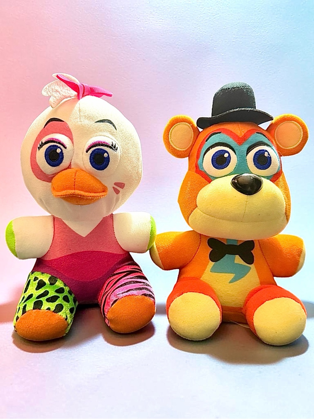 FNAF Plush Animal Toys - Glam rock Chica and Freddy